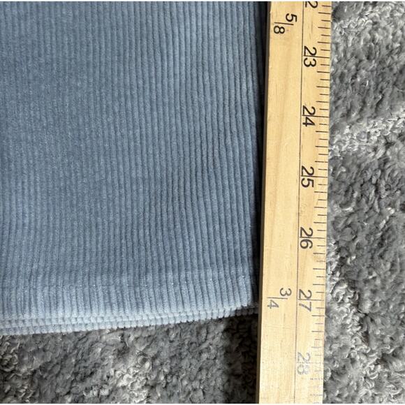 Lauren Jeans Co Ralph Lauren HR Blue Corduroy Pants Women's 12 Preppy Casual - Picture 8 of 9